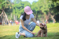 HKM-549843 Parent-Child Outdoor Picnic Canvas Cap Set - Available in Black, Pink, Blue