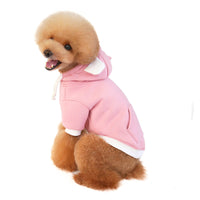 HKM-341203 Cozy Cotton Dog Sweater in Yellow, Pink, and Blue - Fleece Warmth for All Sizes