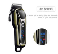 HKM-663635 Rechargeable Hair Clipper with LCD Display and Adjustable Blade Length