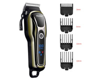 HKM-663635 Rechargeable Hair Clipper with LCD Display and Adjustable Blade Length