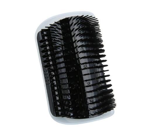 HKM-112659 Cat Self-Grooming Brush with Attracting Cat Mint - Durable Plastic and Easy to Clean, Blue/Gray