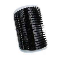 HKM-112659 Cat Self-Grooming Brush with Attracting Cat Mint - Durable Plastic and Easy to Clean, Blue/Gray
