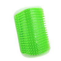HKM-112659 Cat Self-Grooming Brush with Attracting Cat Mint - Durable Plastic and Easy to Clean, Blue/Gray