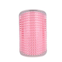 HKM-112659 Cat Self-Grooming Brush with Attracting Cat Mint - Durable Plastic and Easy to Clean, Blue/Gray