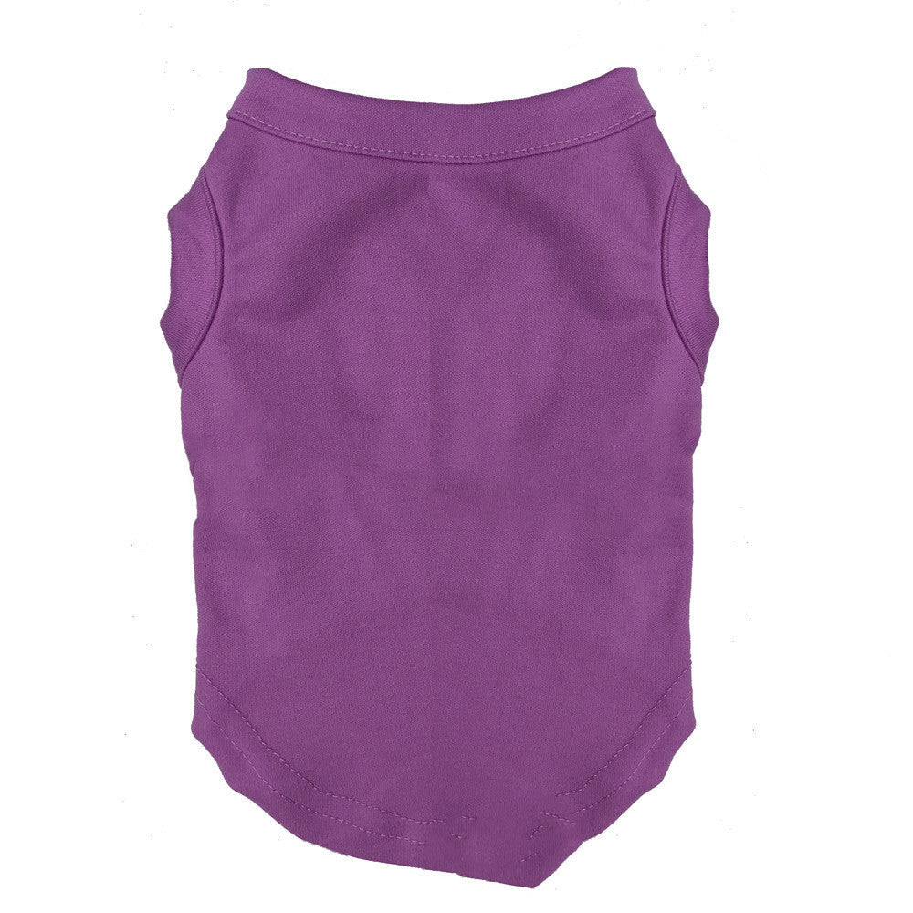 HKM-515923 Autumn Cotton Casual T-Shirt for Dogs - Comfortable Pet Vest Available in Various Sizes