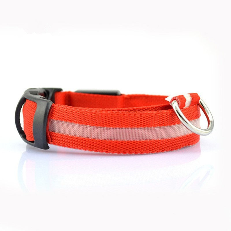 HKM-689619 LED Pet Safety Collar in Multiple Sizes - Adjustable Fit for Dogs and Cats
