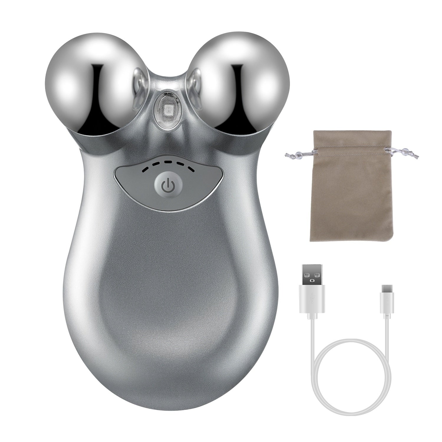 HKM-728019 Rechargeable Micro-current Facial Massager with Adjustable Gears for Skin Tightening and Wrinkle Reduction