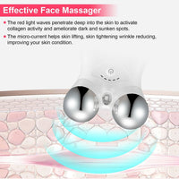 HKM-728019 Rechargeable Micro-current Facial Massager with Adjustable Gears for Skin Tightening and Wrinkle Reduction