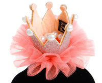 HKM-580307 Fairy Pet Hat - Versatile Accessory with Golden, Purple, Silver, and Red Crowns for All Seasons