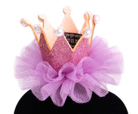 HKM-580307 Fairy Pet Hat - Versatile Accessory with Golden, Purple, Silver, and Red Crowns for All Seasons
