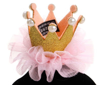 HKM-580307 Fairy Pet Hat - Versatile Accessory with Golden, Purple, Silver, and Red Crowns for All Seasons
