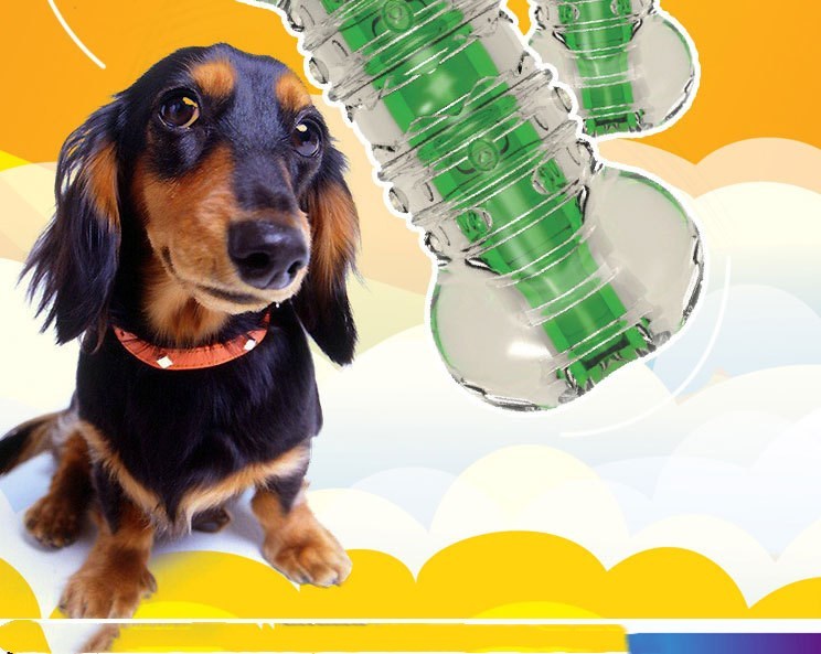 HKM-292755 Dog Chew Toy with Crunchy Sound and Edible Sawdust for Interactive Play
