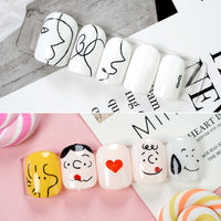 HKM-512211 Nail Art Doodle Pen - Durable Hand Drawing Graffiti Tool