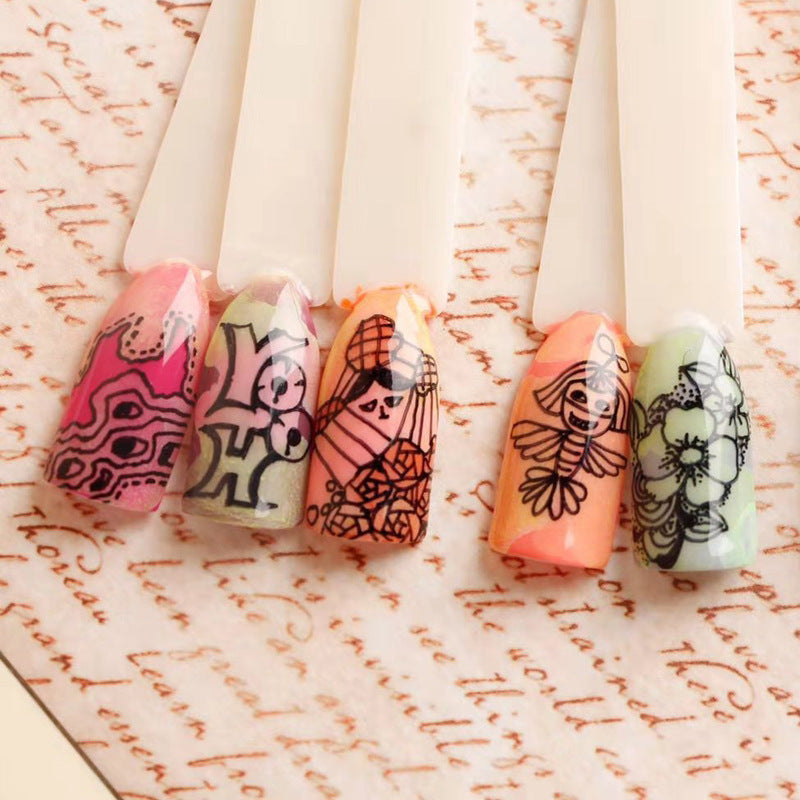 HKM-512211 Nail Art Doodle Pen - Durable Hand Drawing Graffiti Tool