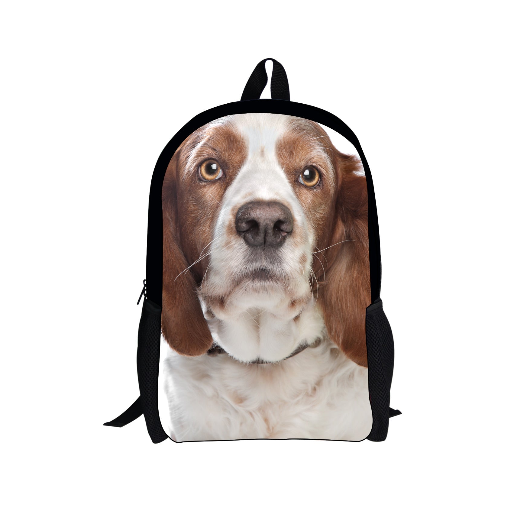 HKM-512403 Waterproof Cute Printed Dog Backpack for Elementary School Students