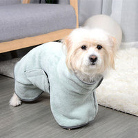 HKM-891027 Quick-Drying Microfiber Dog Bathrobe & Towel for Pets - Absorbent, Cozy, and Machine Washable