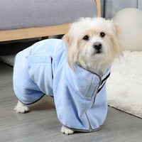 HKM-891027 Quick-Drying Microfiber Dog Bathrobe & Towel for Pets - Absorbent, Cozy, and Machine Washable