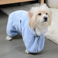 HKM-891027 Quick-Drying Microfiber Dog Bathrobe & Towel for Pets - Absorbent, Cozy, and Machine Washable