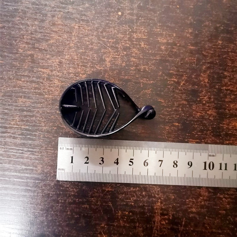 HKM-813971 Twist Hair Clips and Ponytail Claw Clips in Black - 2CM Wide Plastic Design