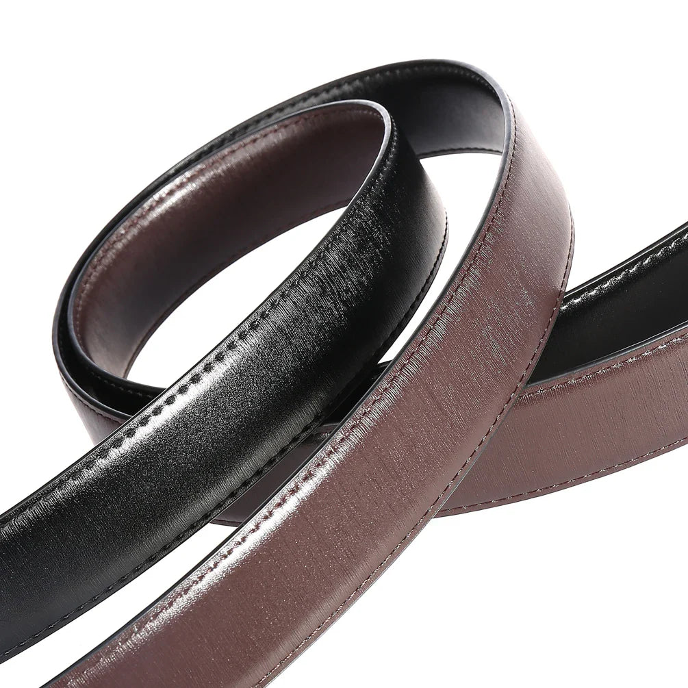 HKM-017619 Reversible Leather Belt Strip - Model LY34-3341