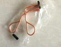 HKM-725715 16mm Partial Eyelash Curler with Silicone Gasket - Carbon Steel Wire Plating, Available in Silver, Black, Titanium, Rose Gold