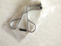 HKM-725715 16mm Partial Eyelash Curler with Silicone Gasket - Carbon Steel Wire Plating, Available in Silver, Black, Titanium, Rose Gold