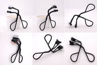 HKM-725715 16mm Partial Eyelash Curler with Silicone Gasket - Carbon Steel Wire Plating, Available in Silver, Black, Titanium, Rose Gold
