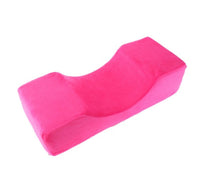 HKM-239763 Eyelash Extension Massage Pillow with Plush Cover and High Elastic Sponge, 50x20x13 cm