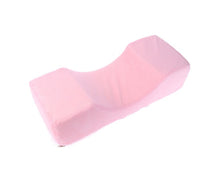 HKM-239763 Eyelash Extension Massage Pillow with Plush Cover and High Elastic Sponge, 50x20x13 cm