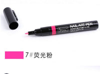 HKM-707667 Nail Painting Pen - 7ml with 16 Color Options, Easy Apply for Creative Nail Art