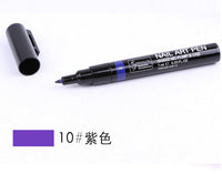 HKM-707667 Nail Painting Pen - 7ml with 16 Color Options, Easy Apply for Creative Nail Art