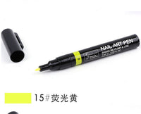 HKM-707667 Nail Painting Pen - 7ml with 16 Color Options, Easy Apply for Creative Nail Art