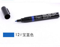 HKM-707667 Nail Painting Pen - 7ml with 16 Color Options, Easy Apply for Creative Nail Art