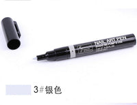 HKM-707667 Nail Painting Pen - 7ml with 16 Color Options, Easy Apply for Creative Nail Art