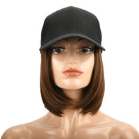 HKM-829779 Integrated Wig Hat with Bob Design for All Skin Tones and Face Shapes