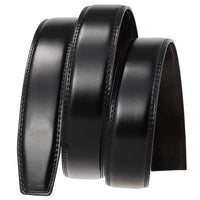 HKM-852627 Men's Automatic Buckle Cowhide Leather Belt - Stylish and Durable Accessory