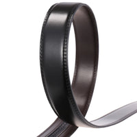 HKM-852627 Men's Automatic Buckle Cowhide Leather Belt - Stylish and Durable Accessory