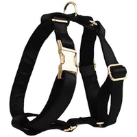 HKM-735379 Dog Collar and Leash Set with Bow and Vest - Fabric Pet Harness and Lead Combo