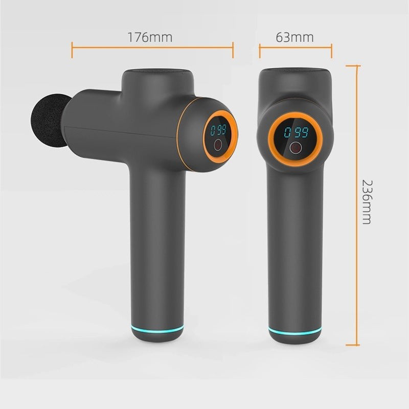 HKM-264147 Fascia Massage Gun for Muscle Relaxation - Plastic, Neck, Back, Legs, Spa Quality