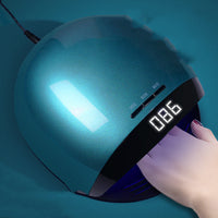 HKM-706515 Dual Light Source Nail Lamp with 45 UV/LED Beads for Quick Nail Curing