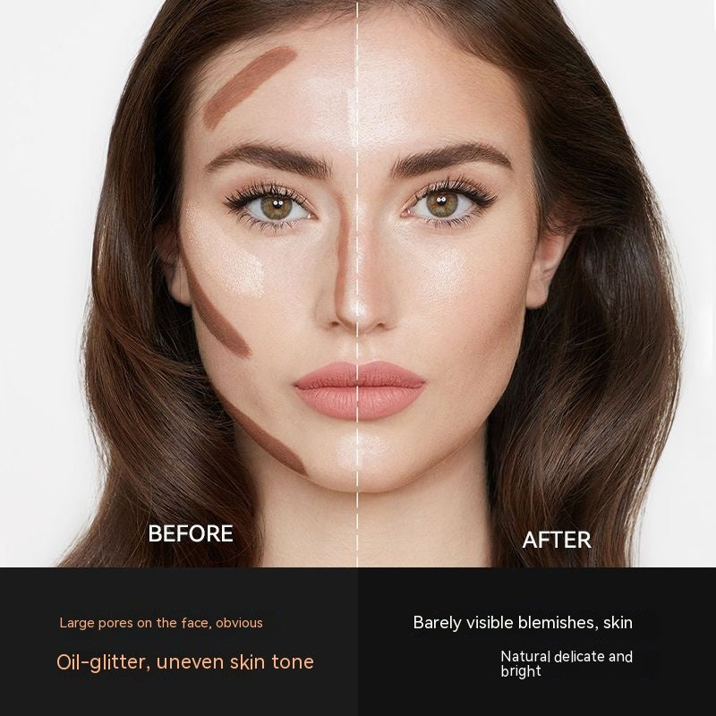 HKM-306131 Oil Control Liquid Foundation - Lightweight, Moisturizing Coverage for Brightening Complexion
