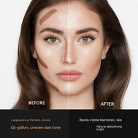 HKM-306131 Oil Control Liquid Foundation - Lightweight, Moisturizing Coverage for Brightening Complexion