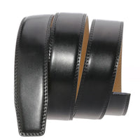 HKM-491027 Men's 3.5CM Automatic Buckle Belt - Genuine 138 Grain Cowhide Leather, Model LY35-3380