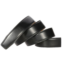 HKM-491027 Men's 3.5CM Automatic Buckle Belt - Genuine 138 Grain Cowhide Leather, Model LY35-3380
