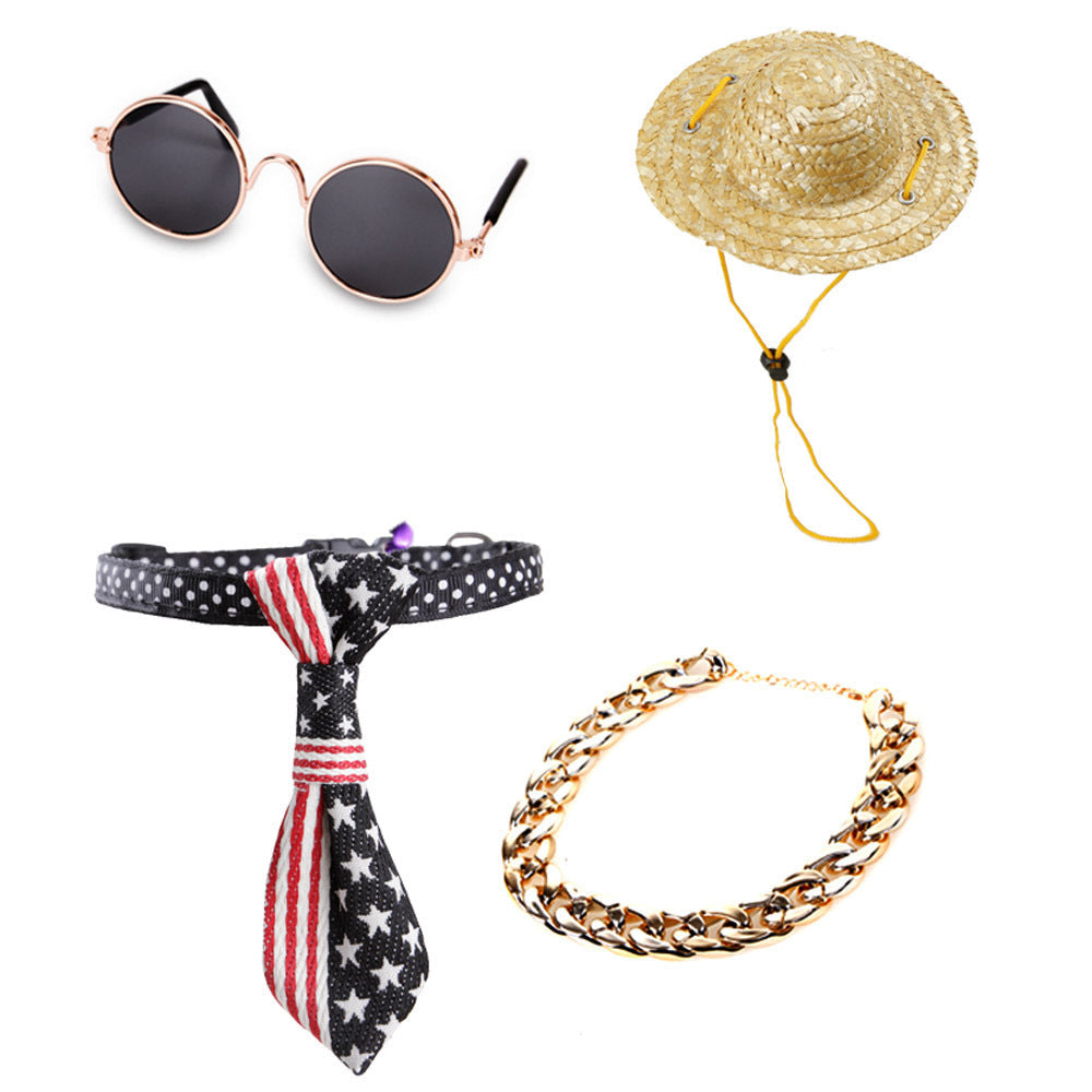 HKM-336915 Monochrome Cat Costume Set for Halloween and Spring/Fall - Hip Hop Style - Available in 2, 3, or 4 Pieces