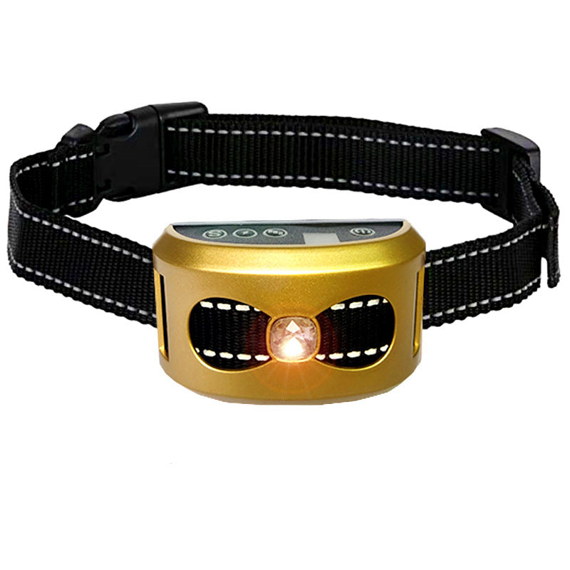 HKM-488723 Bark Control Electric Shock and Vibration Collar for Dogs - X and O Shape Design