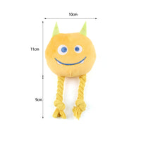 HKM-976595 Squeaky Rope Plush Dog Toys for Small and Medium Breeds, Ideal for Keeping Puppies Busy