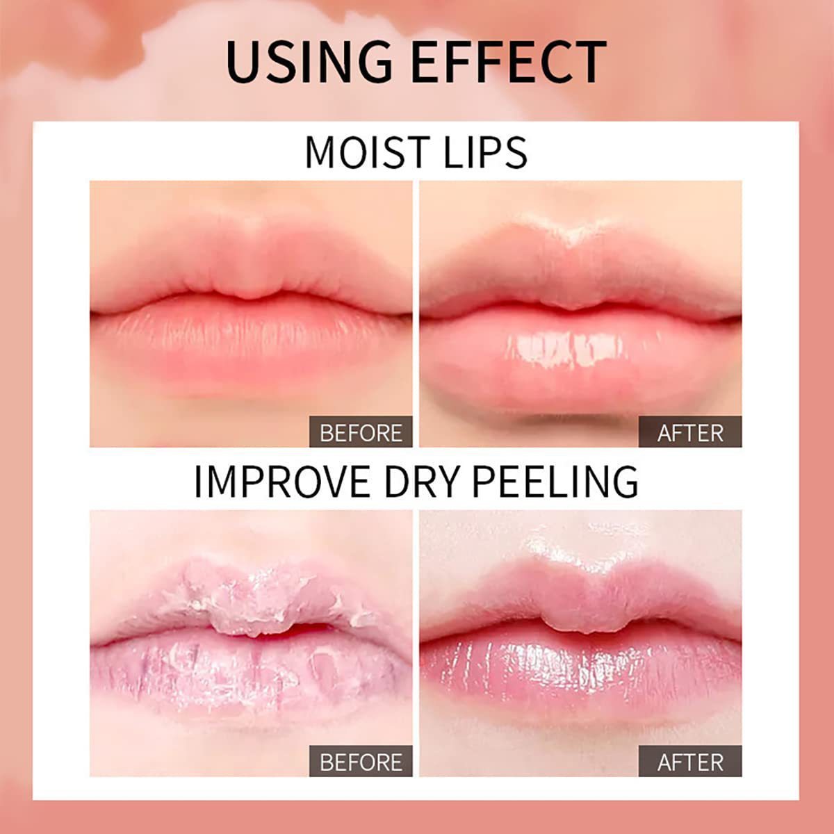 HKM-858899 Nourishing Hydrating Lip Care Ampoule with Fruit Flavor - Long-Lasting Moisturizing Gloss