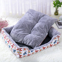 HKM-064019 Cozy Plush Pet Bed for Dogs and Cats - Various Sizes with Waterproof Bottom and Non-Slip Design