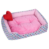 HKM-064019 Cozy Plush Pet Bed for Dogs and Cats - Various Sizes with Waterproof Bottom and Non-Slip Design